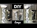 Dollar Tree DIY | Two Glam Tall Ghost Table or Floor Lamps | Using Clear Bowls | Home Decor | 2021