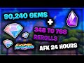 THE ABSOLUTE BEST WAY TO AFK FARM GEMS IN ANIME DEFENDERS