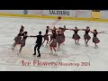 Ice flowers  mozartcup 2024 free skating  synchronized skating