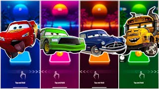 McQueen 🆚 Miss Fritter 🆚 Doc Hudson 🆚 Tow Mater - Tiles Hop EDM Rush