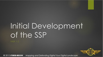 Task 1-2 SSP Initiation