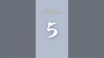 5 Second Countdown Timer | Billie Eilish Vibe 🎧