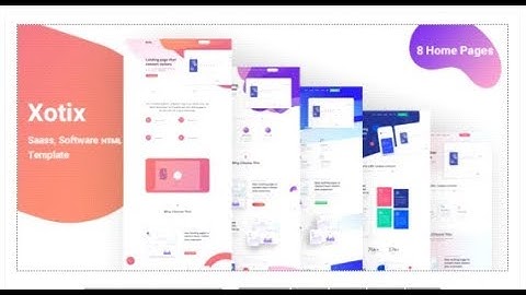 Xotix - Software & Saas Landing Page Template | Themeforest Templates