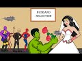 Wonder Woman Husband Selection Spider Man, Hulk, Baby Siren Head - Granny Parody Animation