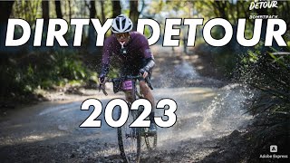 Tearing up the gravel at DIRTY DETOUR 2023