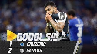Cruzeiro 1 x 2 Santos | GOLS | Copa do Brasil (15/08/18)