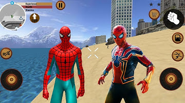 Süper Kahraman Örümcek Adam 😍🕸️ - Amazing Spider Stickman Ninja Rope Hero 3D #10 - Android Gameplay