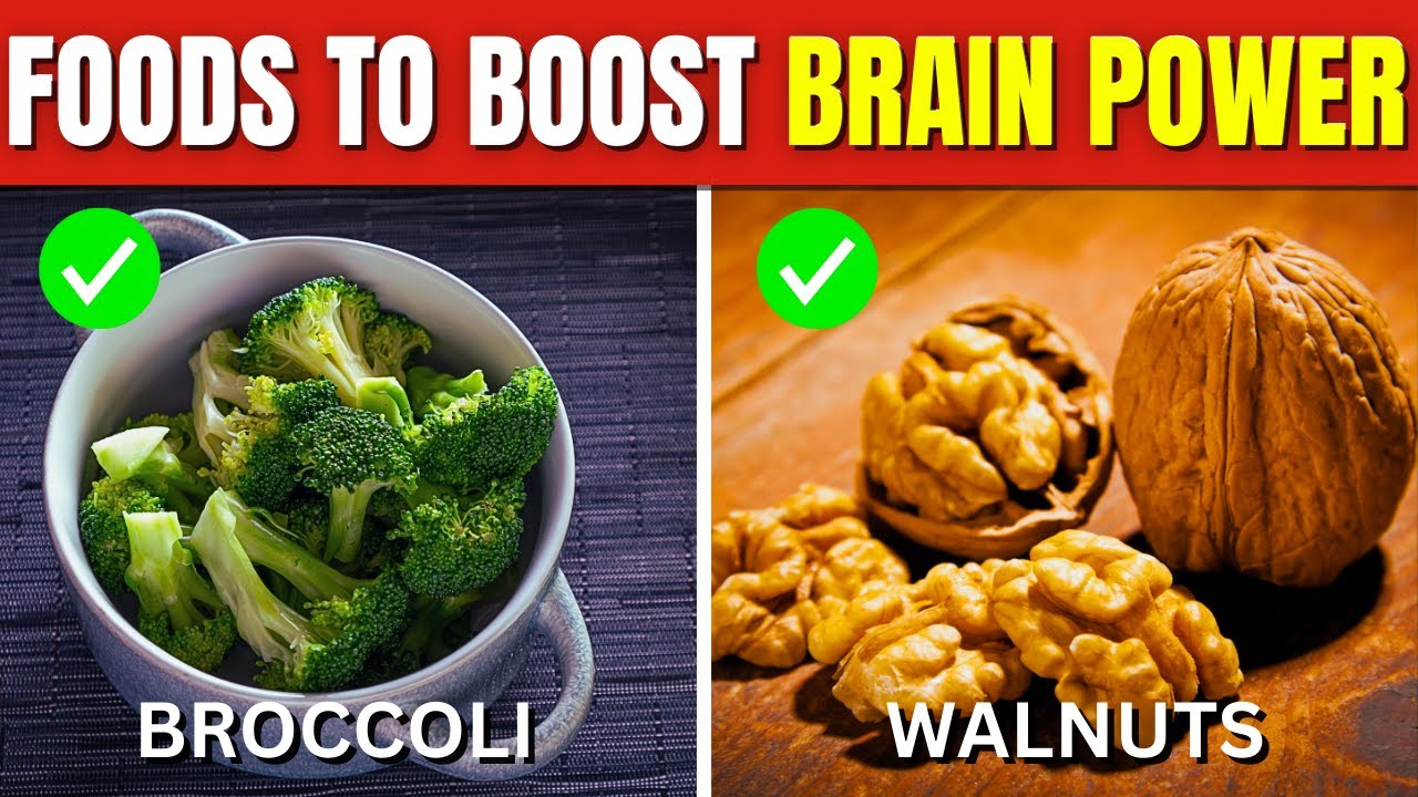 The 10 Best Foods to Boost Brain Power and Improve Memory - YouTube