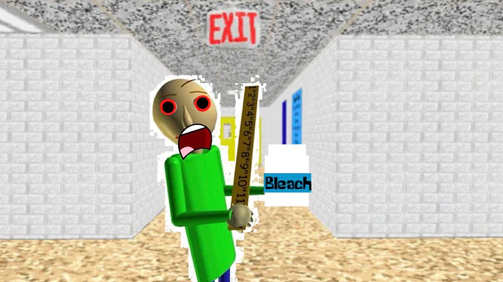 Baldi puts bleach in his eyes