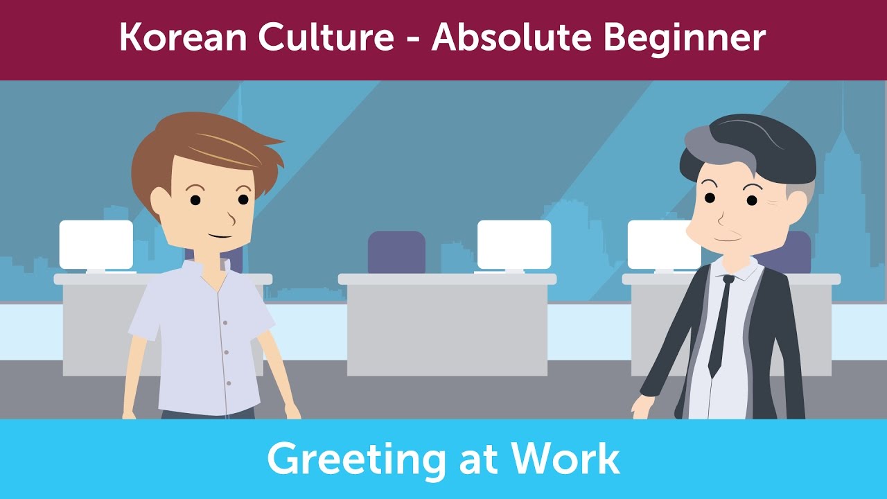 ⁣Say Hello and Goodbye at Work in Korea | Innovative Korean
