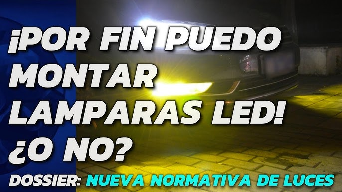 Lampara LED homologada: Ya hay un modelo y la probamos en este vídeo 