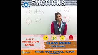 Emotions | Happy face | Sad face | Crying |  Angry  -Primary Lesson by the Best school of Ujjain . screenshot 5