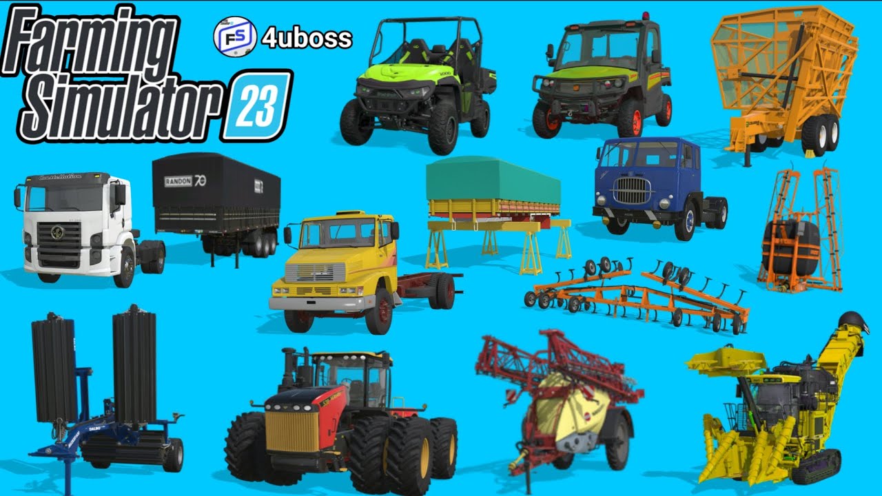FS 23 NEW Brazilian Vehicles & Equipment Mod Pack! 🚜🇧🇷 | FS23 Mods by ...
