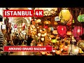 🇹🇷6 FEB 2022 Istanbul Grand Bazaar,Fake Market Walking Tour|4k UHD 60fps