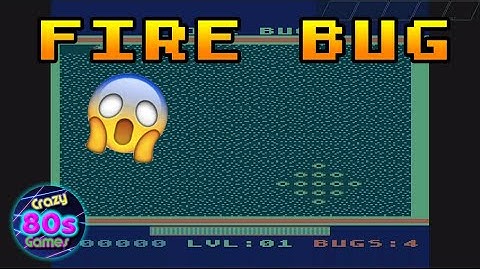 Fire Bug // Atari 800 8Bit Game
