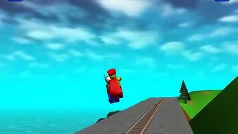 Me screwing around in Lego Island 2 (2001 PC Game)