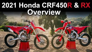 2021 Honda CRF450R & CRF450RX - Model Update Overview