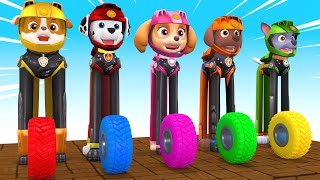 PAW Patrol Guess The Right Door ESCAPE ROOM CHALLENGE Animals Tire Game Cow Mammoth Elephant Tiger screenshot 3