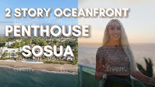2 story Oceanfront Penthouse For Sale Sosua