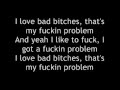 ASAP Rocky- Fuckin Problem Feat. Drake, 2 Chainz & Kendrick Lamar (LYRICS)