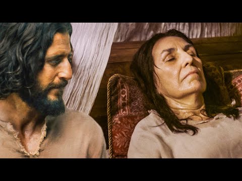 Jesus heals Simon's mother-in-law - The Chosen scene