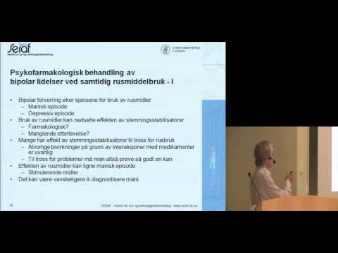 Helge Waal: Del 2 Psykofarmakologisk behandling Akse 1 lidelser hos pasienter med rusmiddelmisbruk