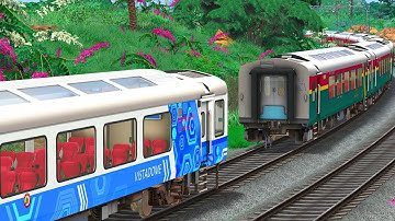 DECCAN QUEEN COUPLING VISTADOME TRAIN | BUMPY RAILROAD | Train Simulator | Railworks | NTG GAMING
