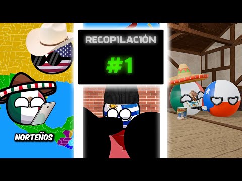 RECOPILACIÓN (#1) de VIDEOS 🎥 de COUNTRYBALLS 🤑😈🇨🇱#countryballs #viral #humor #shorts