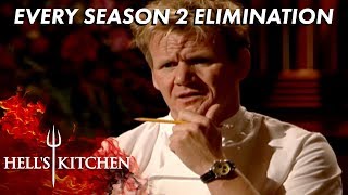 Every Season 2 Elimination In Hell's Kitchen | Hell's Kitchen