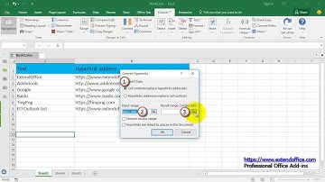 How to insert multiple hyperlinks in a cell many cells in Excel
