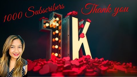 Thank You for 1K Subscribers ❤️ | Titanext Videos 😍