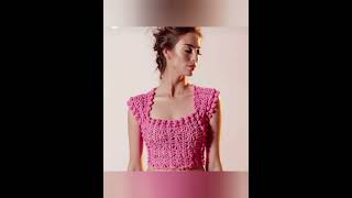 بلوزات كروشيه - Winter crochet blouse  Пуловер крючком 2023