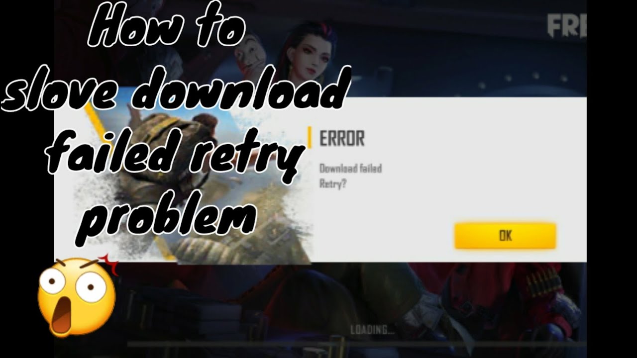 How to solve Download failed Retry in free fire problem - YouTube