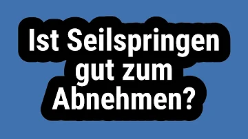 Ist seilhüpfen gut zum Abnehmen?