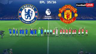 CHELSEA vs MANCHESTER UNITED - Premier League 25/26 | Full Match All Goals | Simulation PES