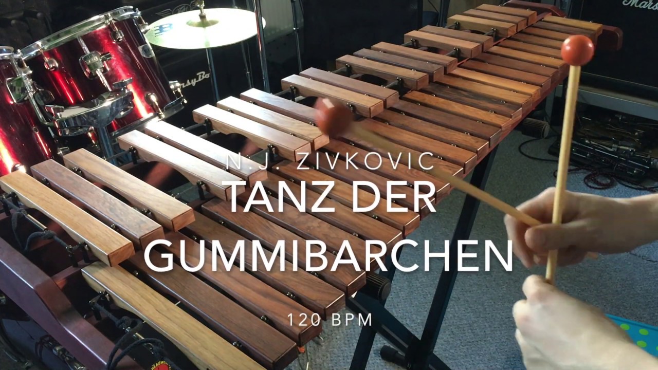 N.J. Zivkovic - Tanz Der Gummibärchen (Xylophone + piano