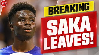 BREAKING: SAKA LEAVES ENGLAND CAMP WITH INJURY SCARE!