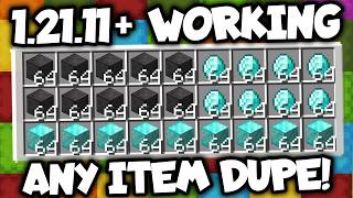 Minecraft Java 1.21.11+ Multiplayer Any Item Dupe Glitch! (Working)