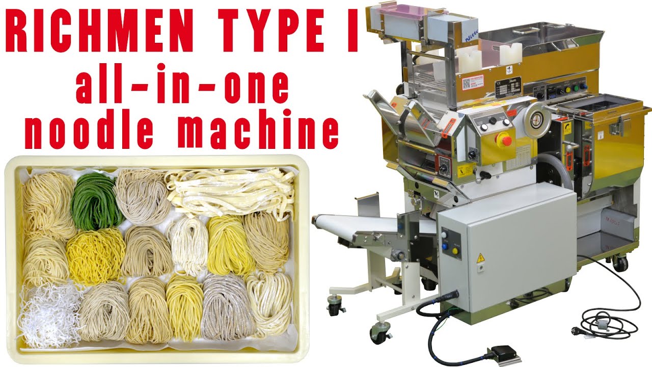 Richmen Type I: all-in-one noodle machine for restaurants and