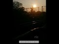 Shoranur railway station  train status  sunset railway shoranur eveningtrain travelltrai