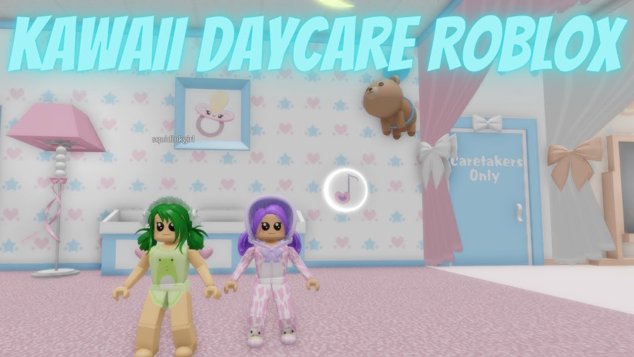 CRECHE MAIS KAWAII DO ROBLOX (Kawaii Daycare) 