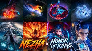 All 4 NEZHA 2 Collab Skins In Honor of Kings!