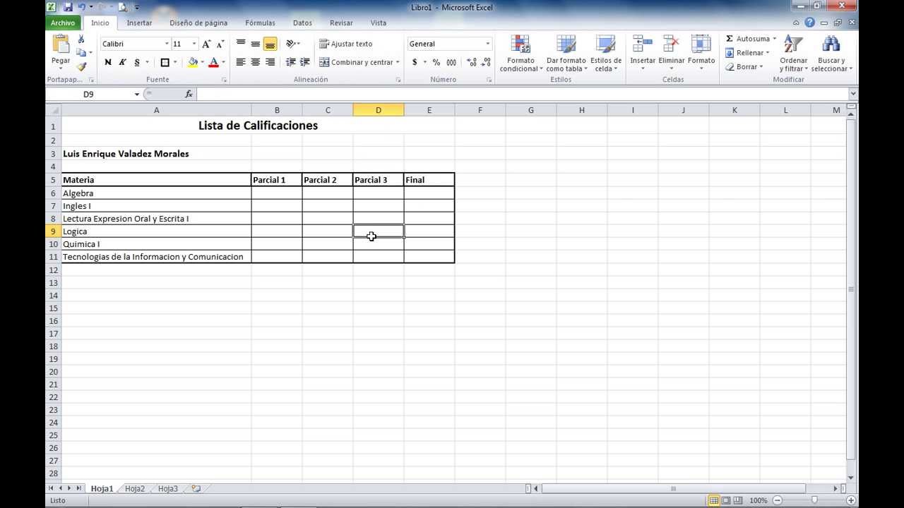 Como Se Hace Una Lista En Excel Printable Templates Free