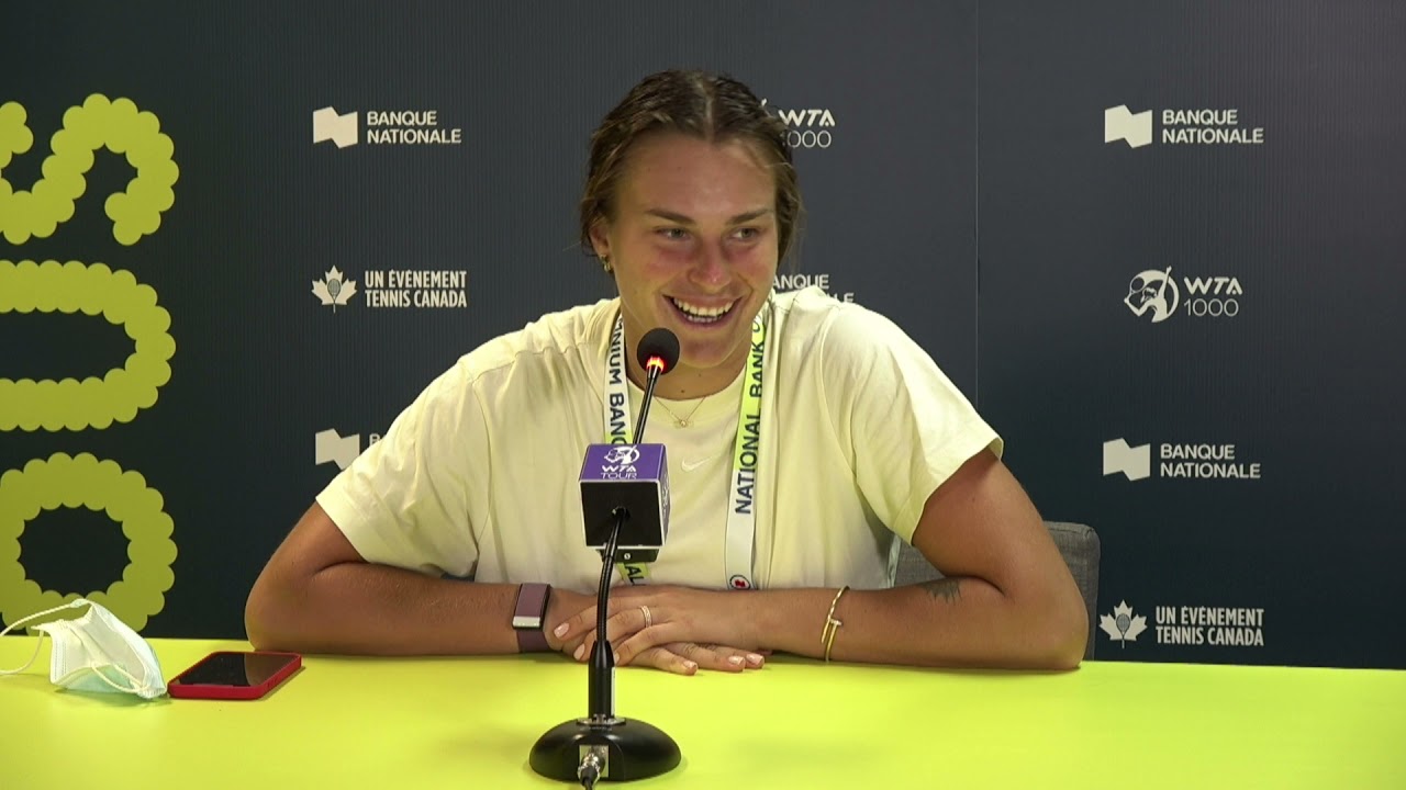 Press Conference Aryna Sabalenka National Bank Open 2021 Youtube Press Conference Aryna Sabalenka National Bank Open 2021 Youtube