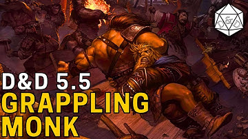 The Grappler Monk: INSANE DAMAGE Monk Build for D&D 5.5