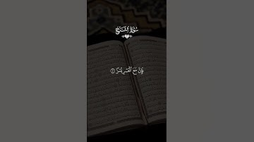 سوره الشرح سعد الغامدي #قران #سعد_الغامدي  #quran #قران_كريم #تلاوة_خاشعة #alaa_mustafa_1