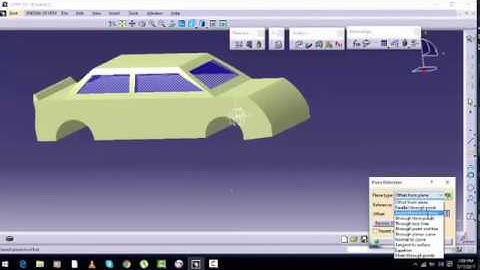 CATIA V5 Imagine And Design Car Surface Part 1