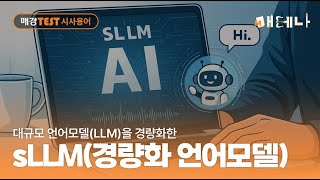 매경TEST 시사용어ㅣ대규모 언어모델(LLM)을 경량화한 것, sLLM(경량화 언어모델)