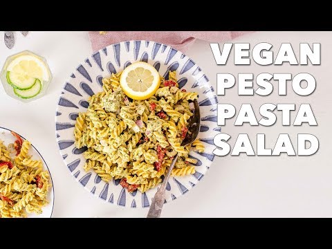 vegan-pesto-pasta-salad-|-easy-summer-potluck-recipe