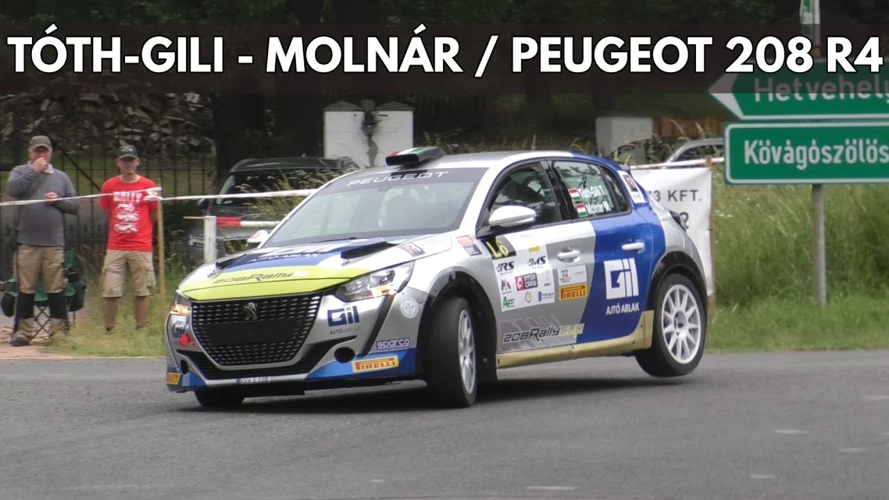 Tóth-Gili - Molnár / Peugeot 208 R4 / Bakonya Rally 2023 ...